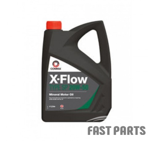 Моторное масло COMMA X-FLOW SP 20W50 MIN. 4L
